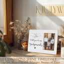 Godparents Proposal Gifts 4x6 Picture Frame, Godparent Gifts for Baptism from Godchild, Will You Be My Godparents Picture Photo Frames for Desk Tabletop Wall Decoration