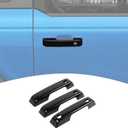 for Bronco Door Handle Cover Trim Black Fit for Ford Bronco 2021 up Black Exterior Accessories 3pcs