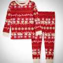 Burt's Bees Baby Baby Holiday Pajamas, Organic Cotton PJs, 5T