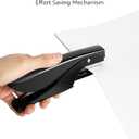 Amazon Basics Effortless Handheld Plier Stapler, 25 Sheet Capacity, Heavy Duty, Black