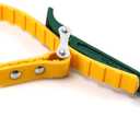 QWORK 9" Belt Strap Wrench, Multi-Purpose Adjustable Strap Oil Filter Strap Opener Wrench with 19 11/16" Capacity Adjustable Strap