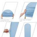 Peomeise 6.6FT Wedding Arch Cover，Bluemist Arch Backdrop Cover Stretchy Spandex Backdrop Stand Covers for Birthday Party Ceremony Banquet Decor(79.2" L x 39.6" W)