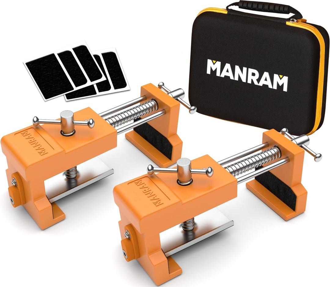 Cabinet Clamps 2 Pack - Protective Case Included - Claw Clamps for Cabinets, Cabinet Face Frame Clamps