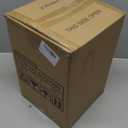 Outdoor Pendant Light, Black Farmhouse Outdoor Pendant Lights for Porch with Clear Water Ripple Glass, Modern Waterproof Anti-Rust Trapezoid Exterior Ceiling Adjustable Hanging Lantern Light Fixtures