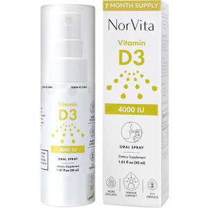 Vitamin D3 Spray (4000 IU) 30 ml, 1.01 Fl Oz (Pack of 1)