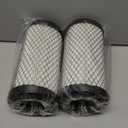 Air Filter Pack of 2 Fit for NAPA 6449 / Baldwin RS3715 / Fleetguard AF25550 / WIX 46449 / John Deere M113621 / Mule 11013-1290 / Kubota 6A10082630, 2 Pack