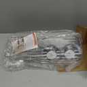 TAILI Suction Shower Caddy with 4 Hooks 1Tier-Silver