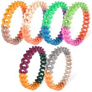 BuggyBands 6 Pack Rainbow Mosquito Repellent Bracelets for Adults and Kids, DEET-Free Insect & Bug Repellent Bands, Individually Wrapped Repellent Wristbands for Outdoor Camping Traveling, 2 Pack