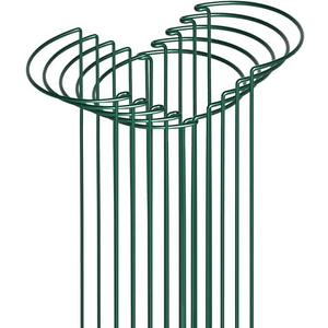 SORANGEUN 10 Pack Peony Cages and Supports, 14" (W) x 32"(H) Plant Support, Heavy-Duty Metal Plant Support Stakes, Plant Stakes for Outdoor & Indoor Plants, Perfect for Flowers and Vegetable