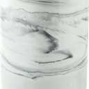 7.2 inch Large Utensil Holder for Kitchen Counter, Golden Marble Utensil Crock Spatula Holder for Countertop Cooking Tools Storage Caddy Farmhouse Kitchen Decor (Marble-Grey)