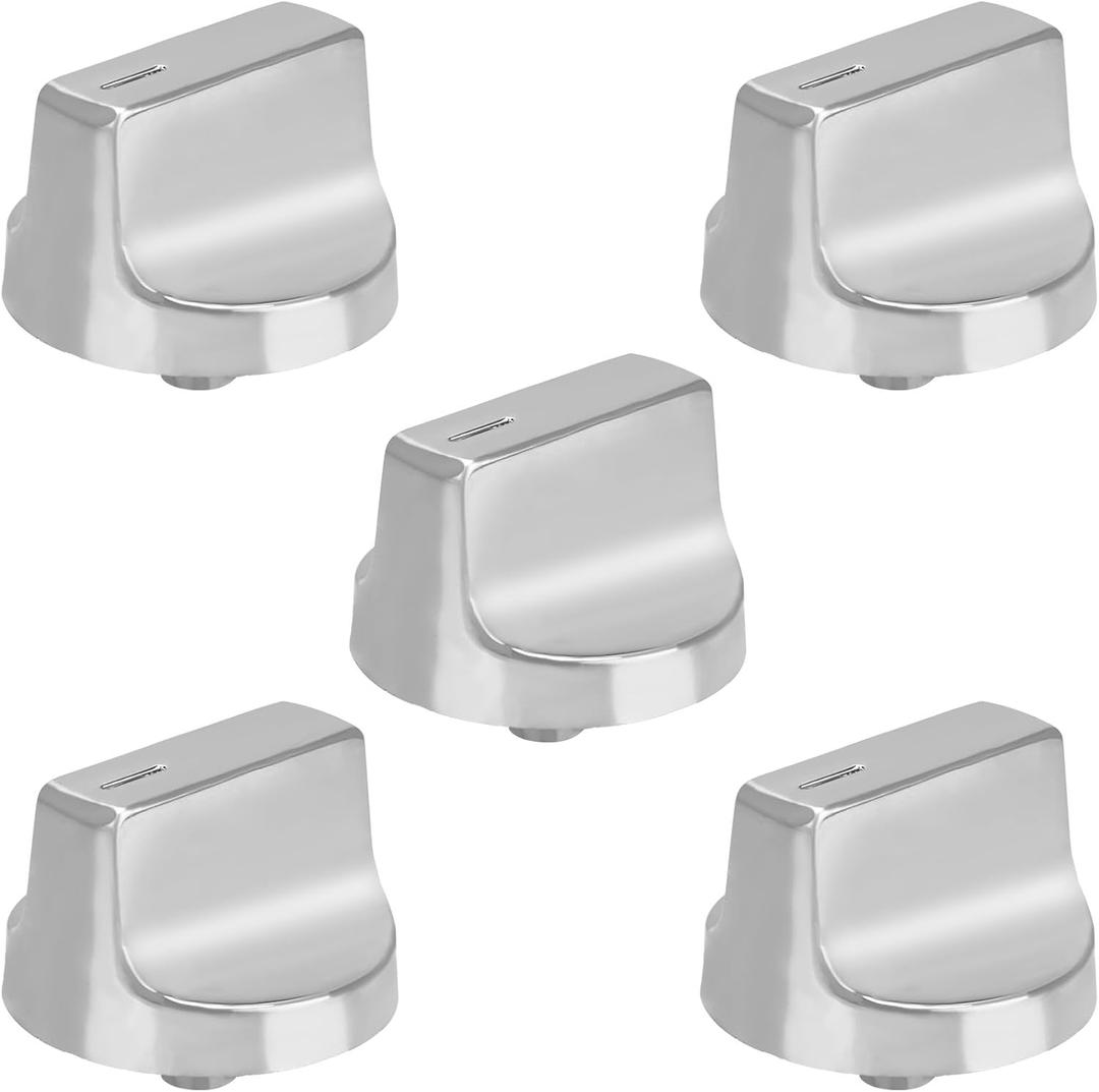 W11366438 Gas Stove Knobs Replacement for Whirlpool Stove Range Stove Control Knobs Replace W11084623, W11366438, AP6888134,4929319, PS12723935 WCG55US0HS00 WCG55US0HS05 WCG55US6HS00 (5)