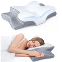 Ultra Pain Relief Cooling Pillow for Neck Support, Adjustable Cervical Pillow Cozy Sleeping, Odorless Ergonomic Contour Memory Foam Pillows, Orthopedic Bed Pillow for Side Back Stomach Sleeper