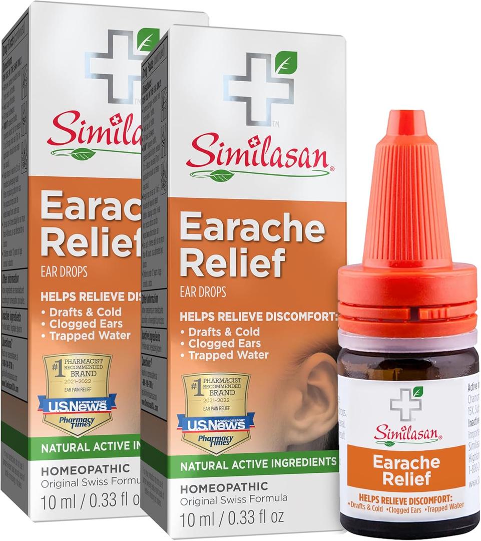 Similasan Earache Relief, 2 Count (0.33 Ounce (Pack of 2))