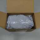 4 Pcs 15 Inch 100% Cotton Scalloped Round Placemats, Thin Light Blue Place Mats with Ruffle, Washable Placemats Table Mats for Kitchen Dining Holiday Gatherings Decor