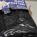 Raxurt Heavy Duty Snow Sled with Premium Canvas Cover, 2 Person Inflatable Snow Tube with Backrest & Bottom Anti-Skid Strips, Snow Sleds for Kids and Adults, Winter Outdoor Toys for Boys Girls Family