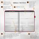 Christian Bible Journal for Men & Women – Premium Eco-Leather Undated Bible Study Notebook, Devotional & Prayer Journal | Perfect Christian Gift for Men | Ideal for Graduation, Pastor, Baptism & Church