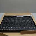 TORACK 3 PCS Metal Pegboard Panels for Garage Wall Utility Tools Storage Pegboard for Workbench, Modular Peg Board Tool Organizer Board Kit(Pack of 3, Black)