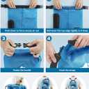 HEETA Dry Bag Waterproof for Women Men, 20L Roll Top Lightweight Dry Storage Bag Backpack with Phone Case for Travel Swimming Boating Kayaking Paddle Board Camping Beach Accessories