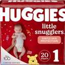 Huggies Little Snugglers Baby Diaper Size 1, 8 to 14 lbs. 34717, 20 Ct