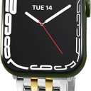 Seven-link Watch Band for Apple Watch Series 11, 10, and SE 3/2/1 for Women, Dressy Stainless Steel Metal Band for Apple Watch  42mm  for iWatch