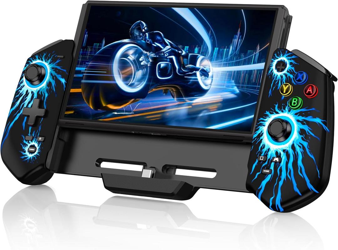 KICKDOT JC500 Nintendo Switch 2 Joypad Controller | Wireless Gamepad with Hall Effect Joysticks, Built-in Kickstand, Ergonomic Grip | No Drift, Turbo, Programmable Back Buttons