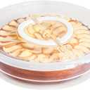 Plastic Pie Carrier with Lid and Handles - Airtight Cover, BPA Free Container for Pies and Pastry Products - Round Keeper Keeps Cookies, Muffins, Cupcakes, Bakery Fresh