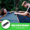 1PCSX14.4 Feet Length(4.4M)Tent Pole,Kids Tent Replacement Poles for Kids 8mm Hiking and Camping TarpSuitable for All Kinds of Outdoor Camping Tent11Poles Included (1PCSX14.4 Feet Length)