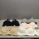 Lataly Womens Seamless Nursing Bra Sleeping Maternity Bralette for Breastfeeding Pack of 5 (4X-Large)