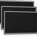 3 Pack Bar Mat for Countertop 18 x 12 Inch Rubber Non Spill Bar Mat for Bartending, Dish Drying Mat Coffee Bar Mat Home Bars Accessories
