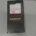 KANGHAR Compatible with iPhone 17 Pro Max Case 2025, Silicone Checkered Cute Pattern, Camera Protection Soft Slim Phone Cover for Girls Women-Pink