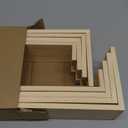 2 Set Large Wooden Tiered Riser Display Stands for Vendor Events,Stackable Perfume Organizer Cologne Stand for Men Women,Wooden Cupcake Dessert Stand,Wood Dessert Table Display Set,Food Display Risers for Party12-11.2-10.4-9.6IN