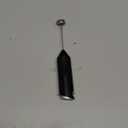 Bonsenkitchen Powerful Milk Frother for Coffee, Fast Handheld Drink Mixer with Stainless Steel Whisk, Battery Operated Hand Frother Stirrer Wand-Black