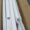 2 Pack 2 Step Hand Rails for Outdoor Steps,Railings for Outdoor Steps,Wrought Iron Railing kit for Garden Garage Porch Railing & Deck Hand Railr Easy to Install