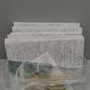 Bumusty Large Cork Board Alternative-36 x 24" Felt Bulletin Board Tiles, with 30 Pushpins, 40 Adhesive Tabs, 6-Pack Slat Wall Paneling, Cork Boards for Office Push Pin Board Felt Board-Aqua Blue