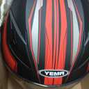 YEMA Open Face Motorcycle Helmets, DOT Approved 3/4 Moped Helmet Dual Visor Quick Release Buckle, Helmets for Adults Motorcycle Men Women Helmets for Moped Scooter Streey (XX-Large)