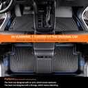 Binmotor-All Weather Floor Mats and Cargo Liner Set for 2024-2026 Mazda CX-90 & CX-90 PHEV6 & 7 Seater with 2nd Row Bench Seat or Bucket Seat Seatback Cargo Fit for 6 Seater, for CX90 Accessories