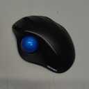 TECKNET Pro Wireless Trackball Mouse, Bluetooth Mouse with Ergonomic Thumb Control, USB-C Rechargeable, RGB Light Mice with Adjustable DPI, 3-Device Connectivity (BT or 2.4G),for PC/Mac/Laptop - Black