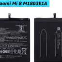 BM3E Replacement Battery Compatible with MI 8 mi8 M1803E1A with Toolkit