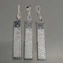 Under Cabinet Lighting, Equipped with Motion Sensor, Rechargeable Battery Operated3-Level Adjustable Brightness, 3 Pack Magnetic Under Counter Lights for Kitchen, Closet, Pantry, 7.8"