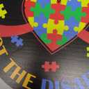 Autism Awareness Signs Wall Decor, Autism Awareness Decoration for Home Office Classroom Door, Autism Hanging Signs Decor, Autism Awareness Month Gifts, See The Ability Not The Disability