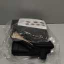 BEITK 2 Pack Leather Front Car Seat Cover, Anti-Slip and Full Wrap Driver Car Seat Protectors with Storage Pocket, Luxury Waterproof Bottom Auto Seat Cushion Pad Mat for Most Vehicles(Black)