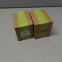 2 x Biscuit shaped dog poop dispenser portable 30 thick leak proof dog waste bags poop bag holder cute