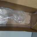2932575059 Refrigerator Bottom Door Shelf Compatible With Dometic Americana II RV Refrigerator, Fridge Bottom Door Shelf Bin Clear 17-3/4"W x 4-5/8"L x 4-1/4"H Back, 2-5/8"H Front