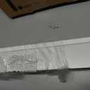 Kazai Wall-Mounted Coat Rack 'Toke' - Modern Design Coat Rack with Hidden Wall Hooks - Solid Wood Veneer Panel Coat Hanger - White