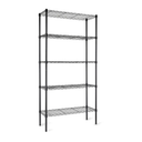 Amazon Basics 5-Shelf Adjustable Heavy Duty Steel Wire Rack Storage Shelving Organizer for Kitchen, Garage, 36" L x 14" W x 72" H, Black