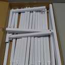 Wedding Arch Backdrop Stand 6.6x6.6 FT Square Wedding Arches for Ceremony White Metal Arch Stand for Wedding Bridal Shower Birthday Party Garden Floral Wedding Arbor Anniversary Event Decor, White 