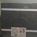 Large Bulletin Board, Foldable 72x48 Inches Cork Board Alternative, Large Felt Board Decorative Pin Board for Wall, Foldable Photo Board Self-Adhesive Vision Board with 36 Pushpins Dark Gray