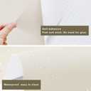 FUKU MON 24"x394" Beige Peel and Stick Wallpaper Matte Beige Cream Contact Paper Solid Beige Wall Paper Self-Adhesive Thick Vinyl Removable Texture Cream Wallpaper for Cabinets Wall Decoration