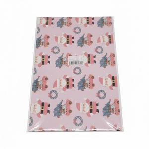 Vnaaem Reversible Afican American Christmas Wrapping Paper for Men Women - Black Santa & Bufflao Plaid Pattern Gift Wrap for Holiday Birthday, Party, Baby Shower (Afican American Xmas, 17 In X 16.5 Ft)