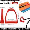 a Must-Have Accessory for Every Paddler, 2-Pack Paddleboard Accessories Device that Enables You to Easily Return to The Deck, Paddle Board Stirrup